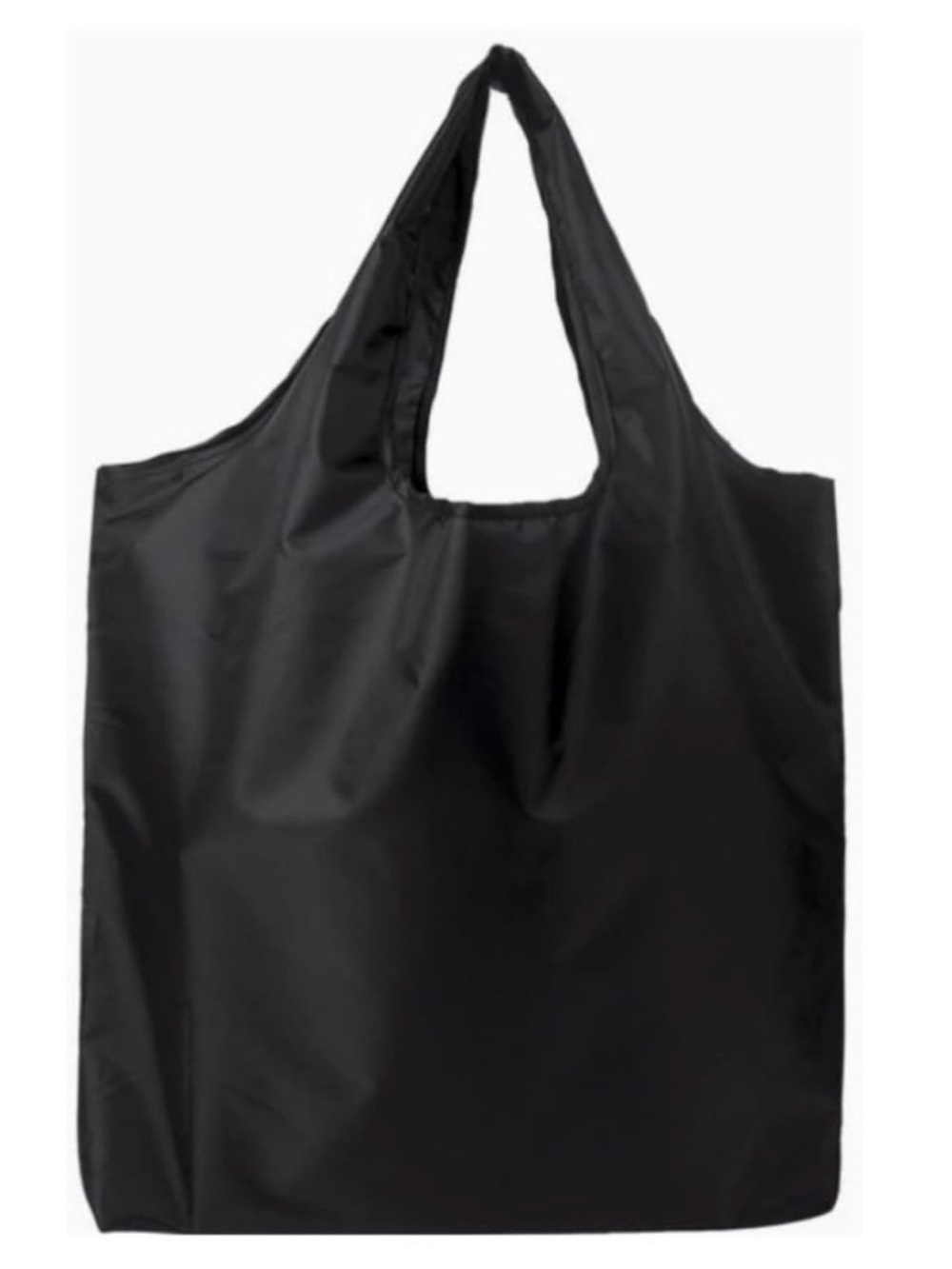 💞 New Black Reusable Grocery Bag Tote Bag